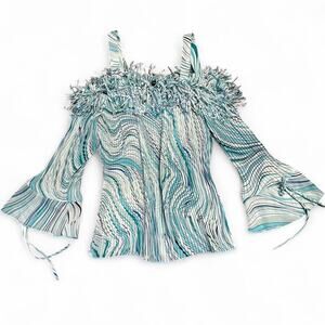 Blue and white pianos top